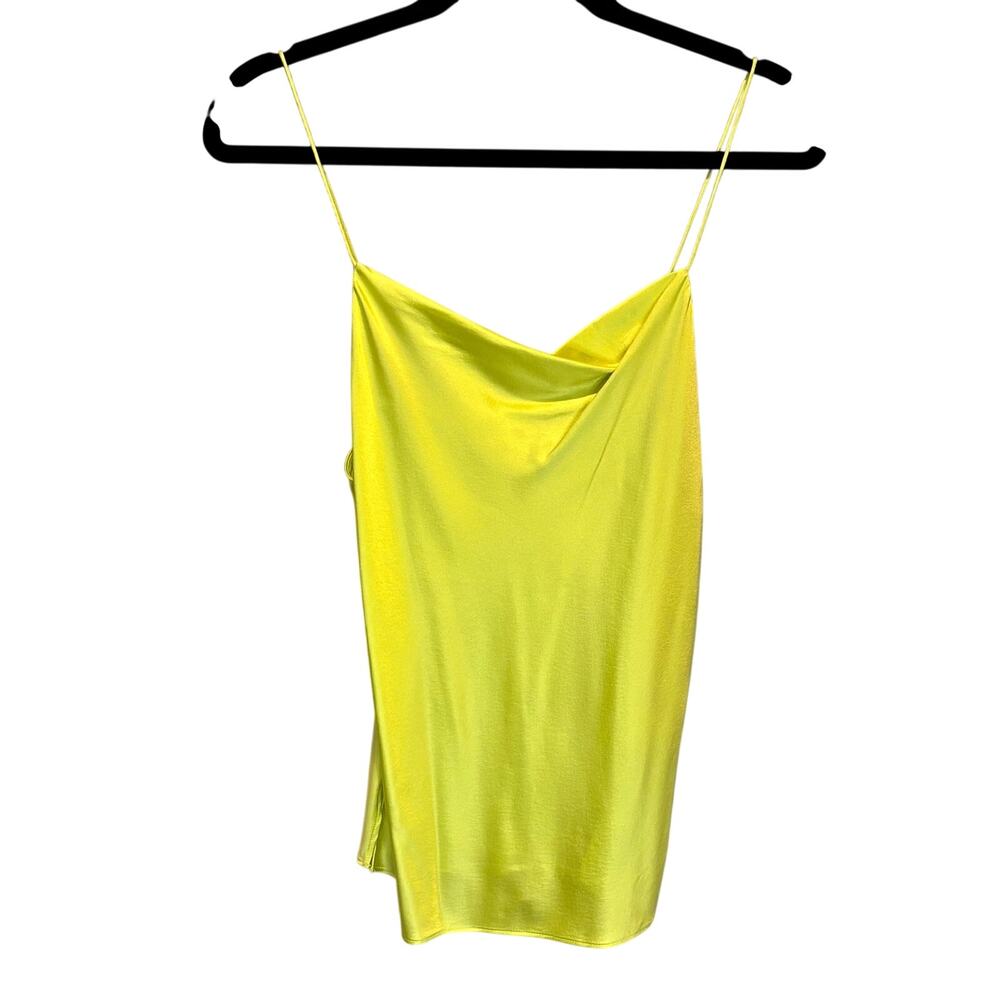 Cami NYC Florescent Yellow Silk Blend Tank Top - size XS